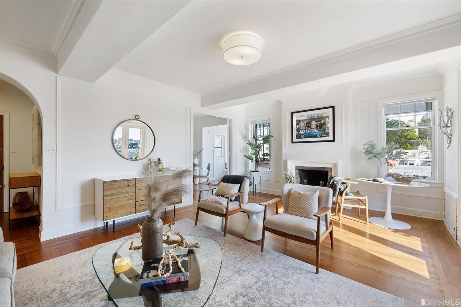 Living room in a home purchased with buying representation